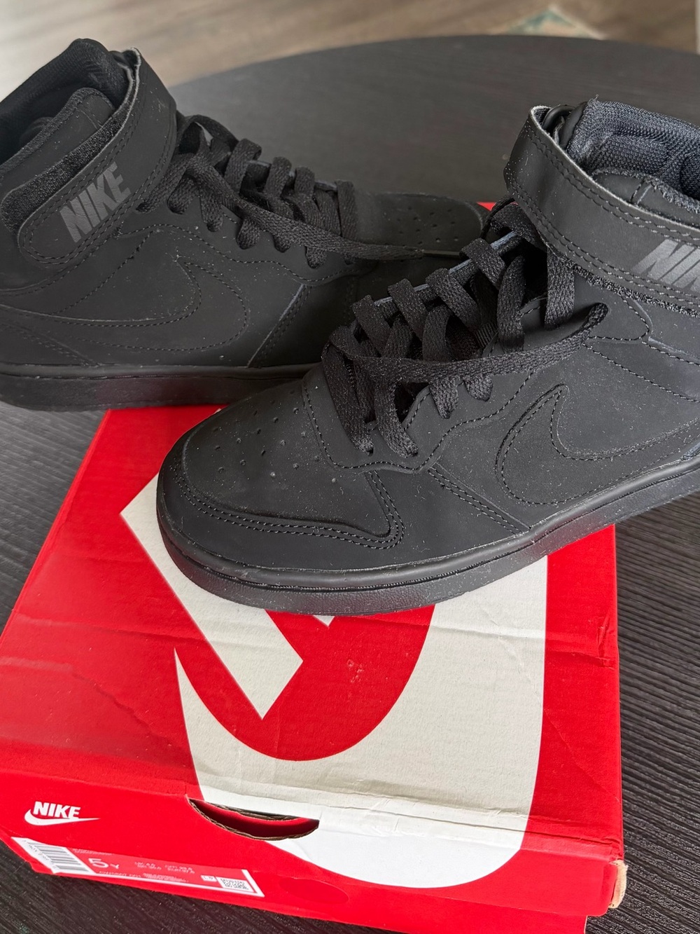 Nike Black Kids High-Top Sneakers